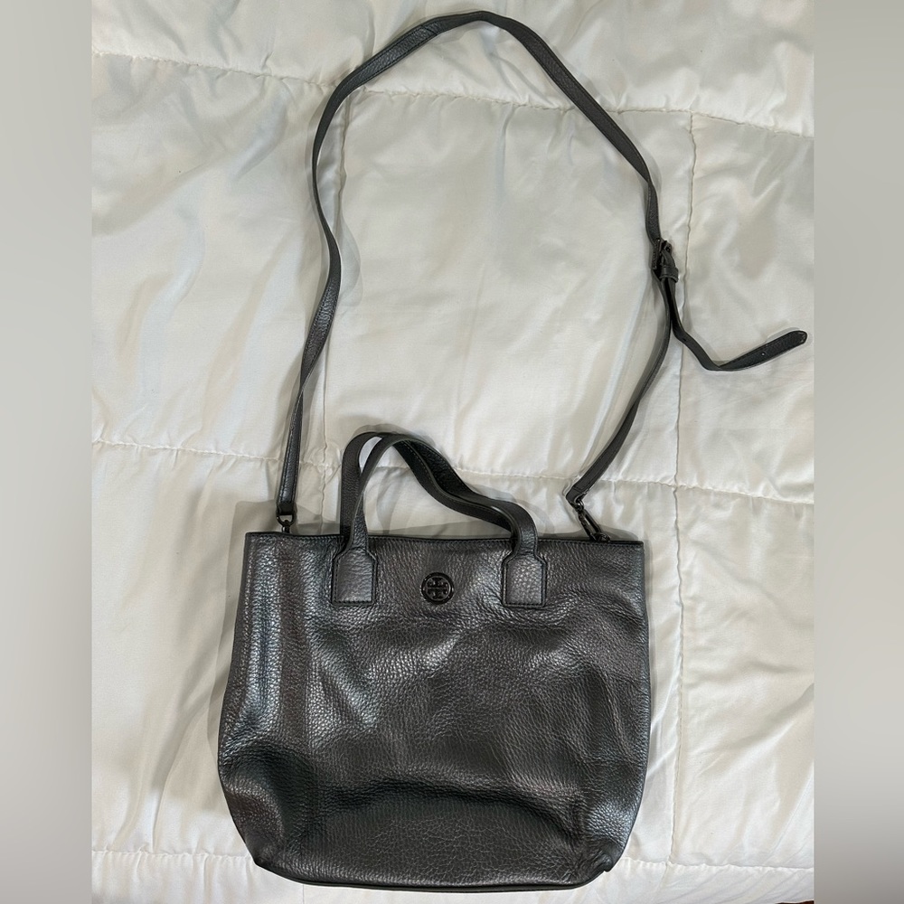 Silver Tory Burch Crossbody